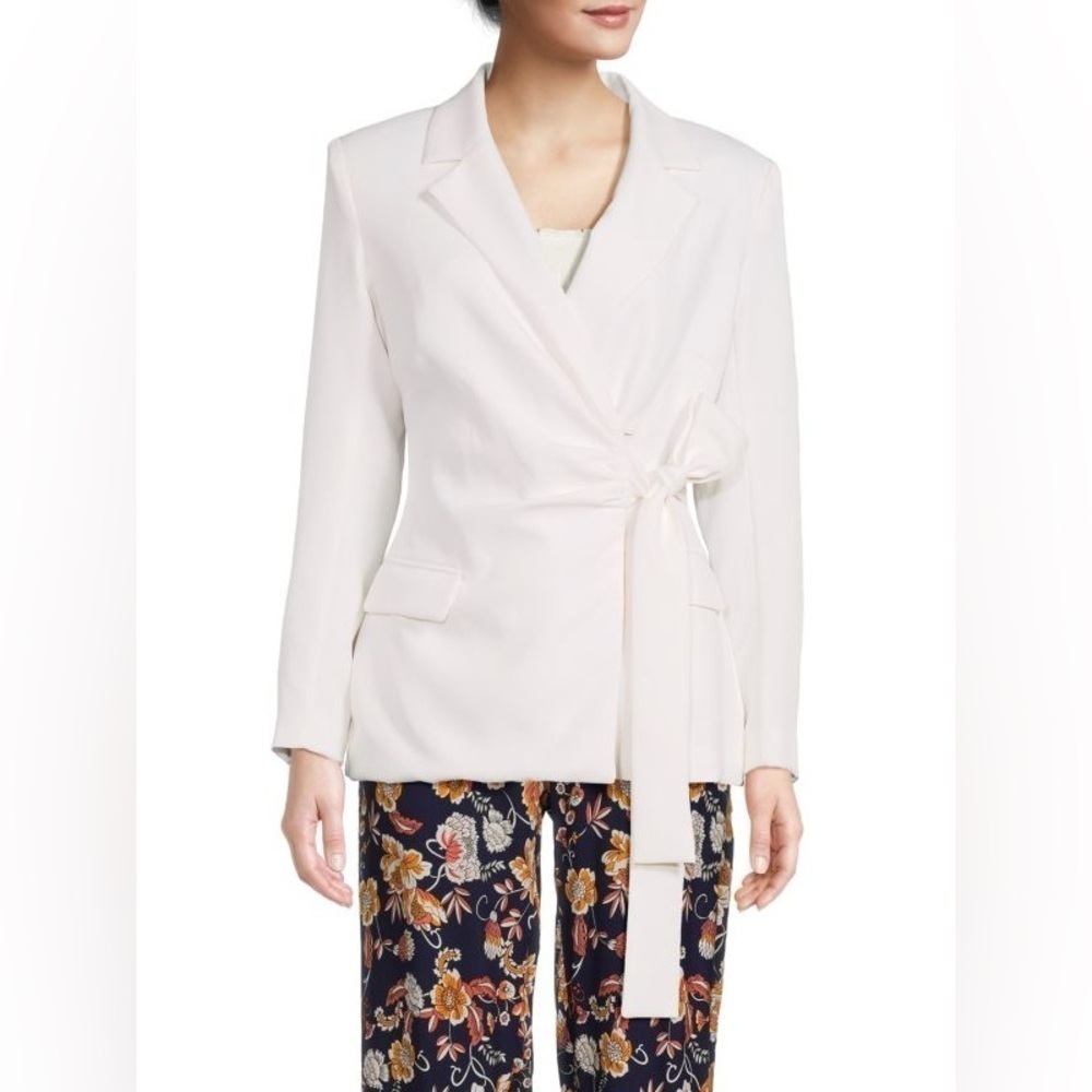 NWT Area Stars Kaylin Wrap Jacket in Elegant White